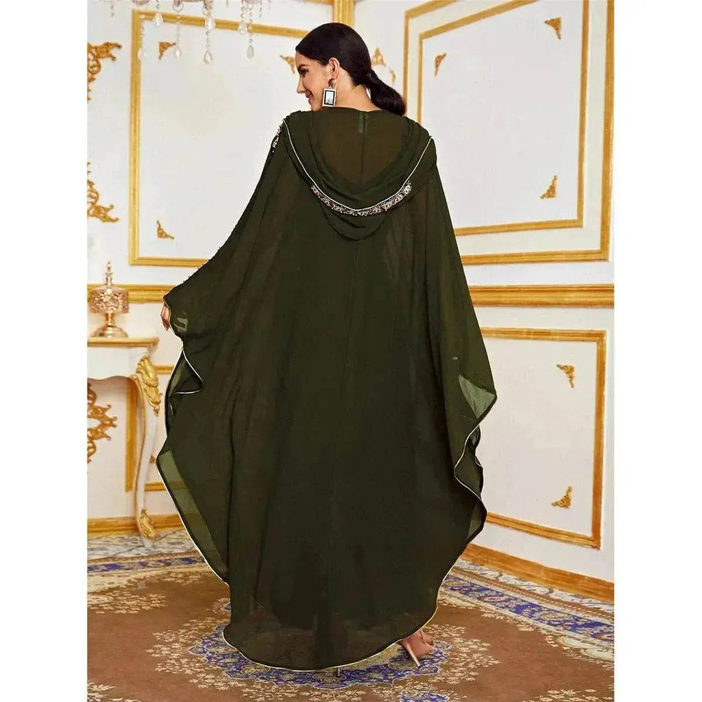 Women's Chiffon Loose Abaya Kaftan Robe Dress