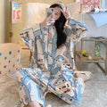 New Long-sleeved One-piece Pajamas For Women