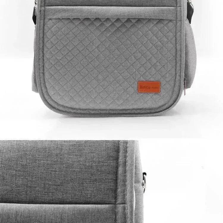 Foldable Newborn Baby Crib – Portable Travel Cot with Mosquito Net & Cotton Cushion