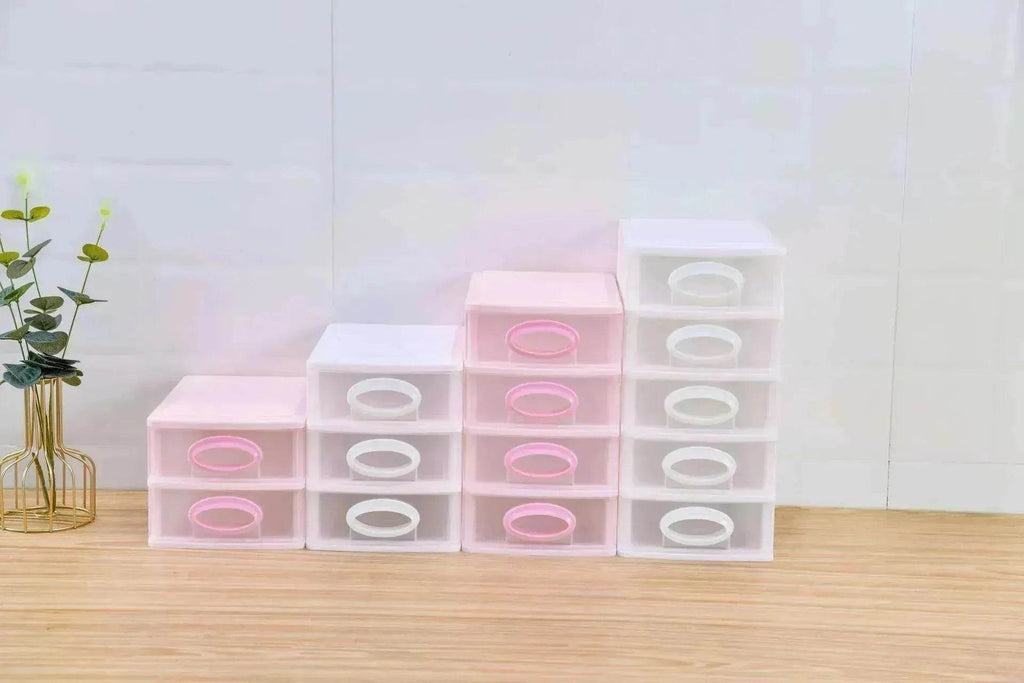 Nordic Style Transparent Multi-layer Drawer Plastic Storage Box Women Girls Bedroom Desktop Cosmetic Boxes Jewelry Organizer New