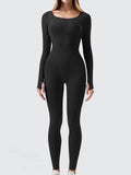 Yoga Jumpsuit & Workout Clothes Slim Thread Long Sleeve Yoga Jumpsuit