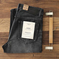 Denim Cotton Men's Heavy Black Washed Denim Jeans Pant trouser
