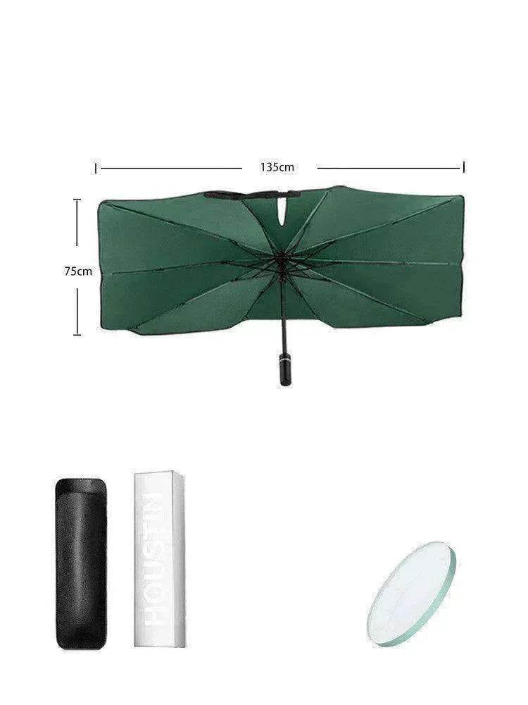 Portable Rain & Sun Umbrella: Super Strong SPF!