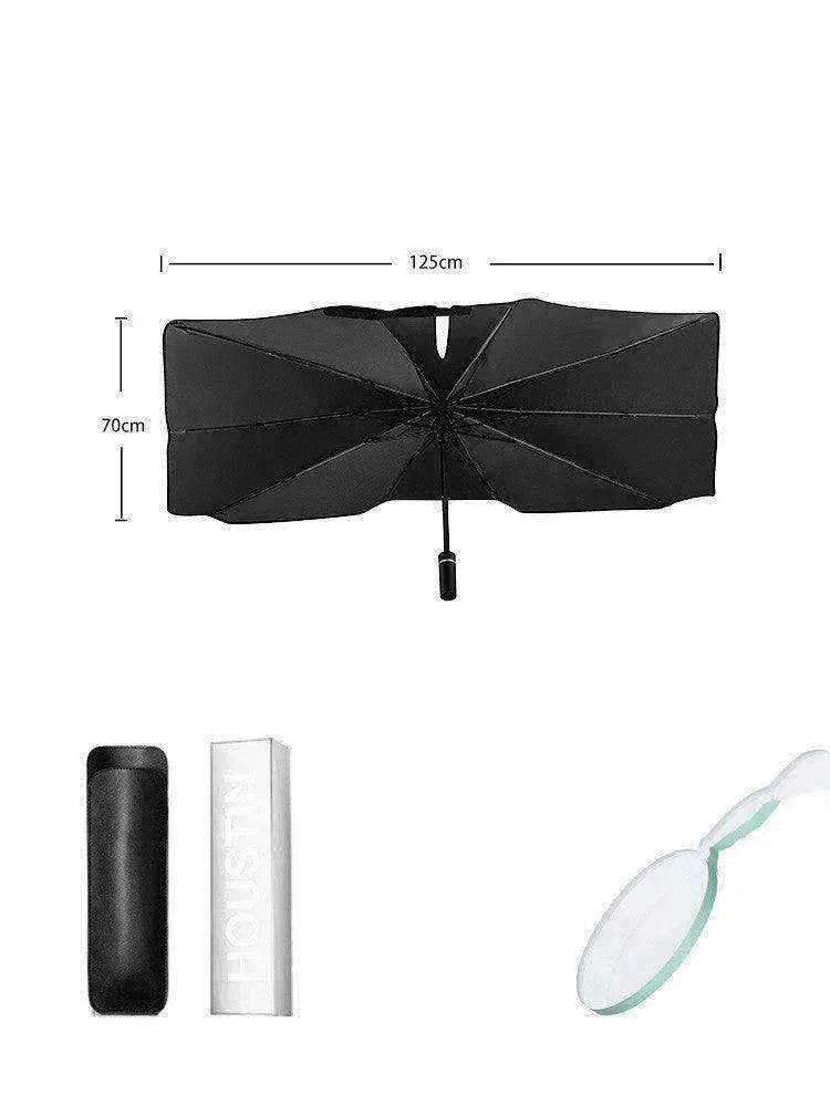 Portable Rain & Sun Umbrella: Super Strong SPF!