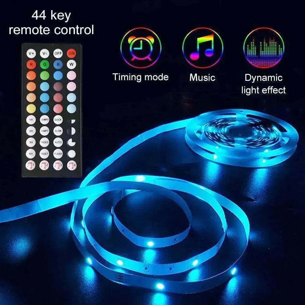 RGB 5050 LED Light Strip Color changing LED Strip Light with Remote Controller 20 meters Long 44keys Controller