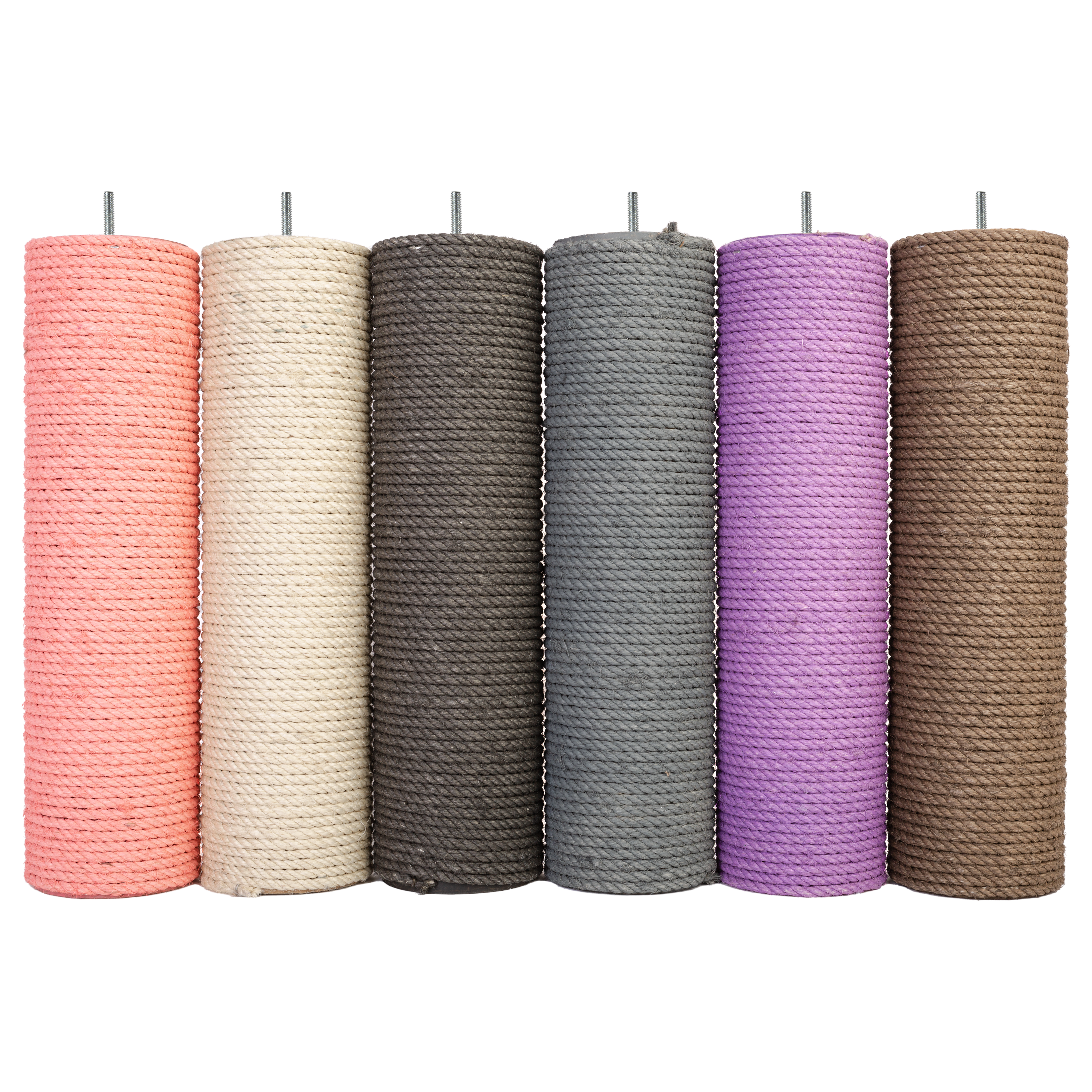 Fique Rope Replacement Post with screw - 15 Inch