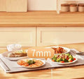 Silicone Flexible Foldable Warm Chopping Board Food Insulation Board Hot Food Treasure Storage Digital Display Insulation Chopping Board