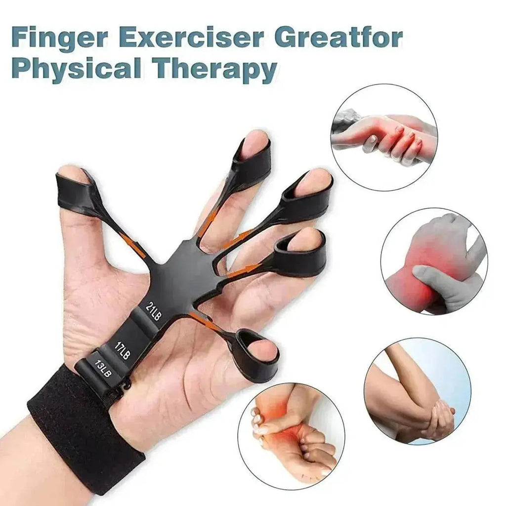 Silicone Strength Trainer Finger Resistance Belt Stretcher