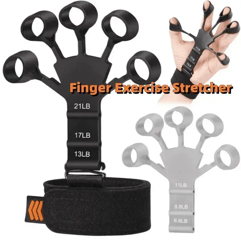 Silicone Strength Trainer Finger Resistance Belt Stretcher