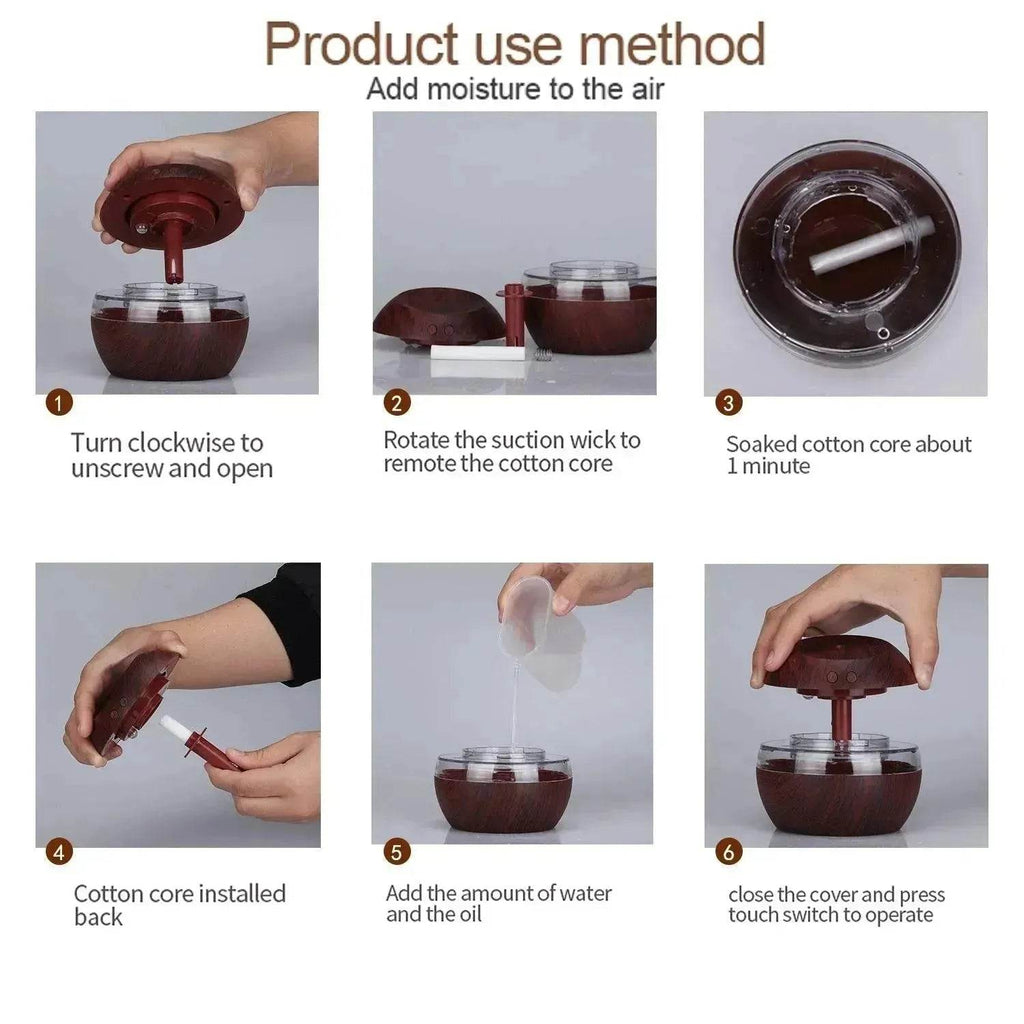 Simple Office Gift Household Appliances New Usb Wood Grain