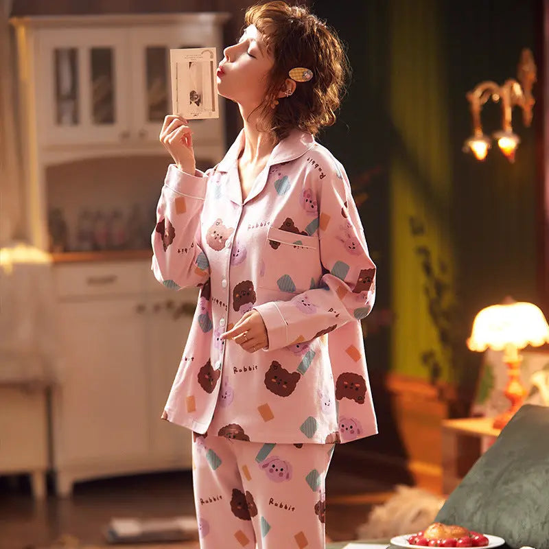 Spring And Autumn Pajamas For Pregnant Women