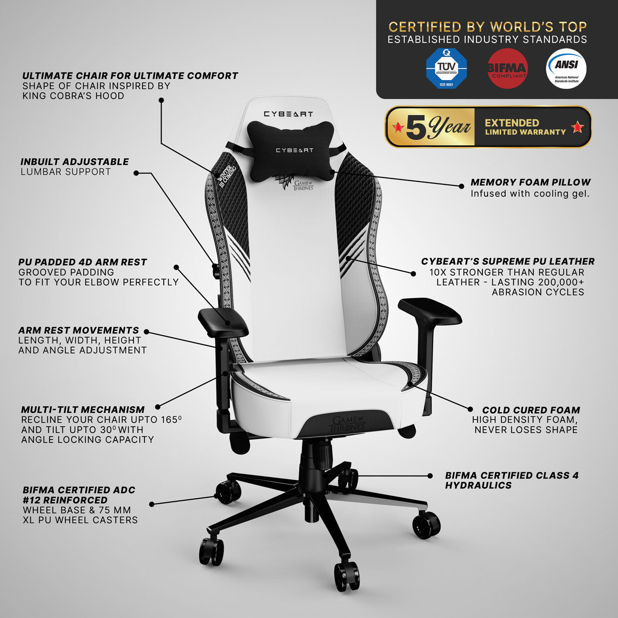 House Stark Gaming Chair