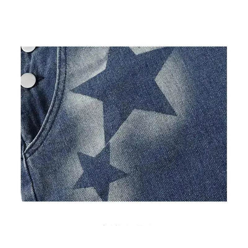 Straight Leg Wide Leg Denim Strap Pants
