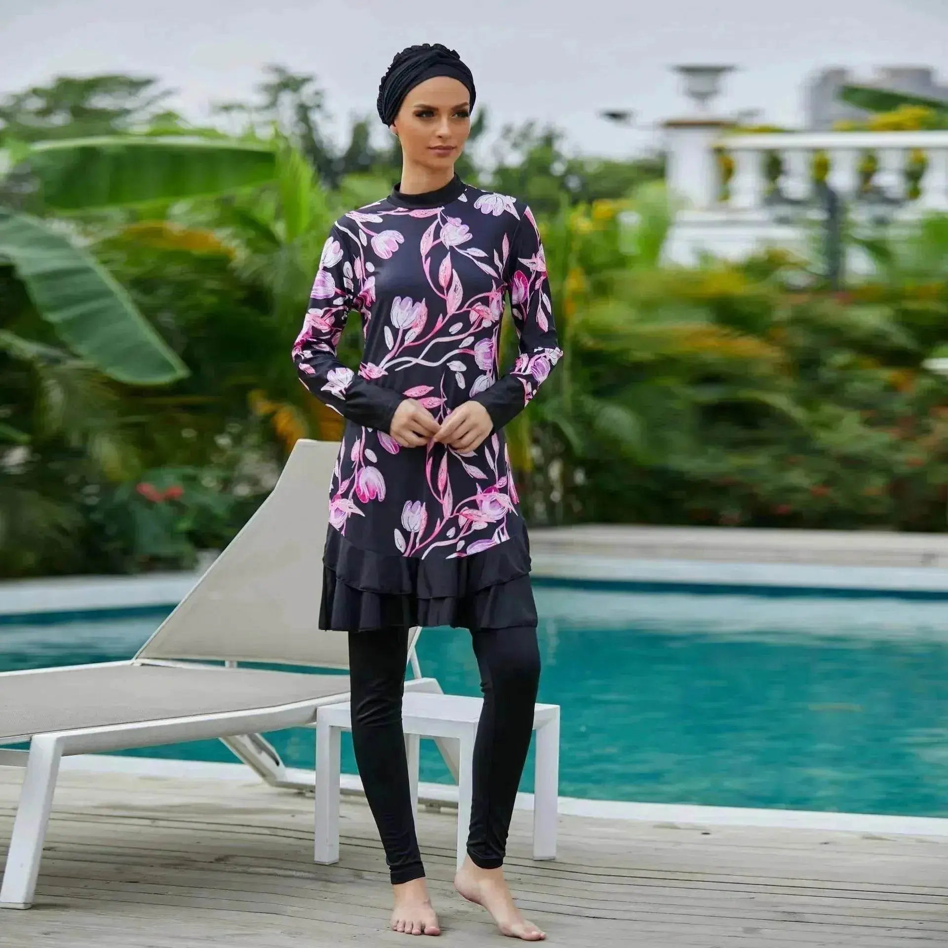 Swimsuit Arab  Burkini Large Size Conservative Female