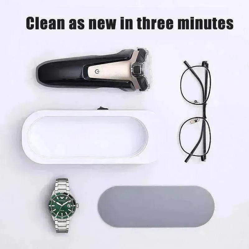 Ultrasonic Clean Machine High Freq Wash Jewelry Watch Ring Dental Cleaner