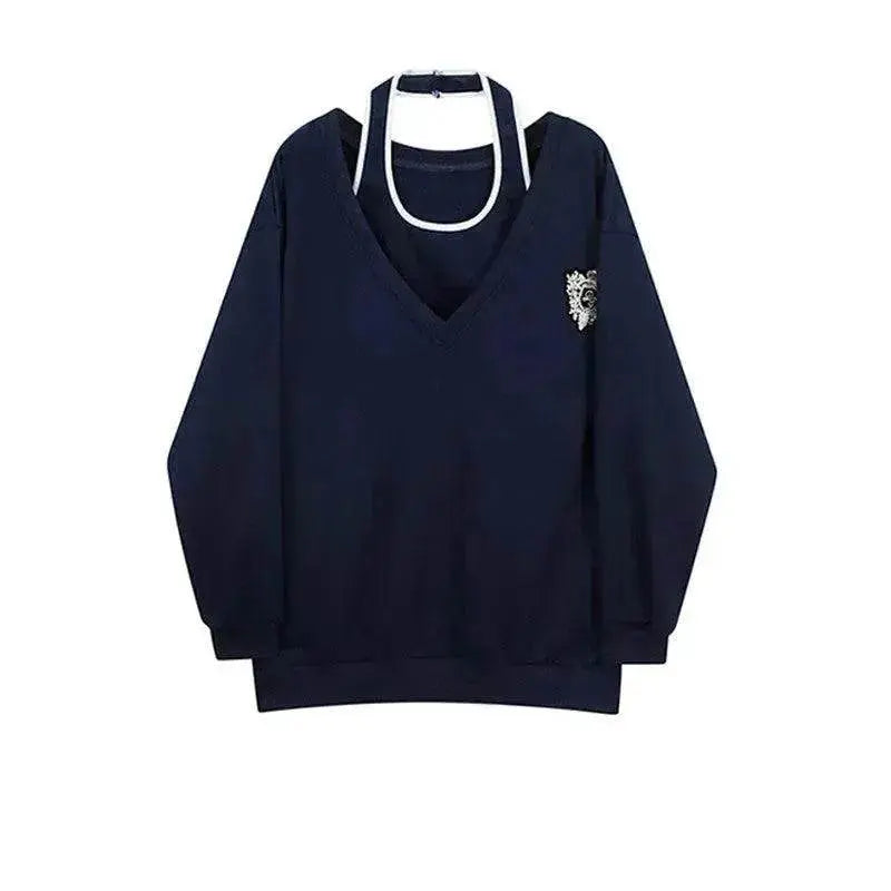 Women's Fashion Loose Mid-length Jacket Lining Set