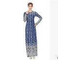 Women's Polka Dot Printed Arab  Long Skirt