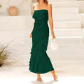 Women's Ruffled Tube Top Skirt