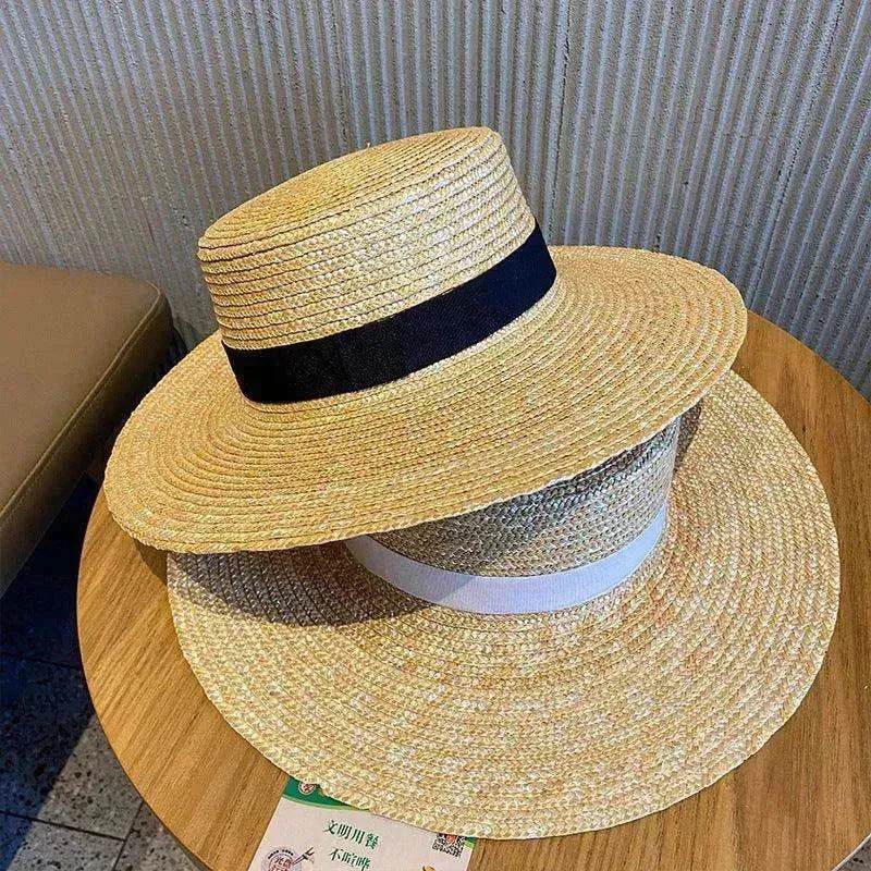 Women's Woven Raffia Straw Sunshade Hat