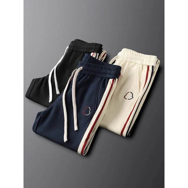 2pcs Fashion Side Stripe Leisure Sports Quarter Zip Tracksuit Co ord for Men