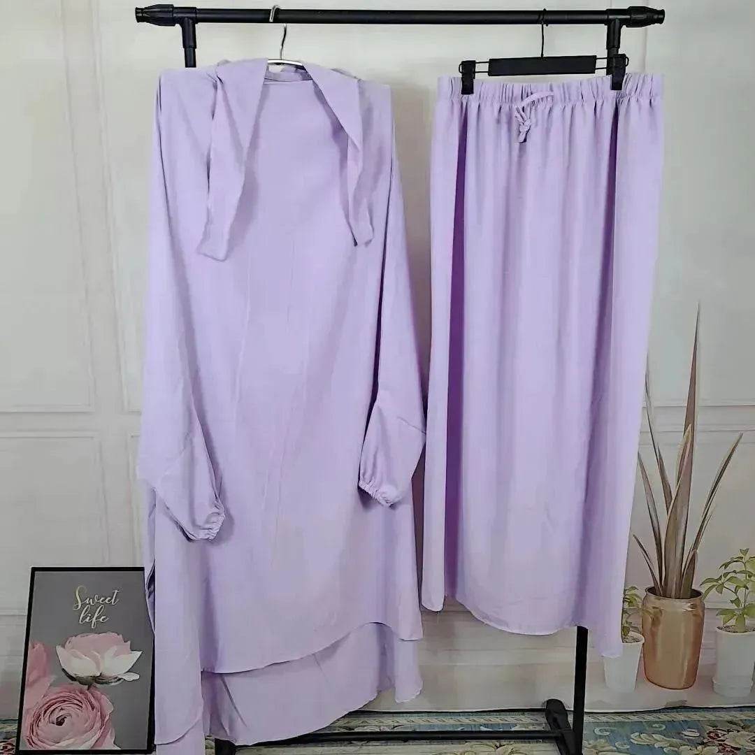 Casual  Plain Umrah and Haji Abaya Robe Dress for ArabArab Middle East Women