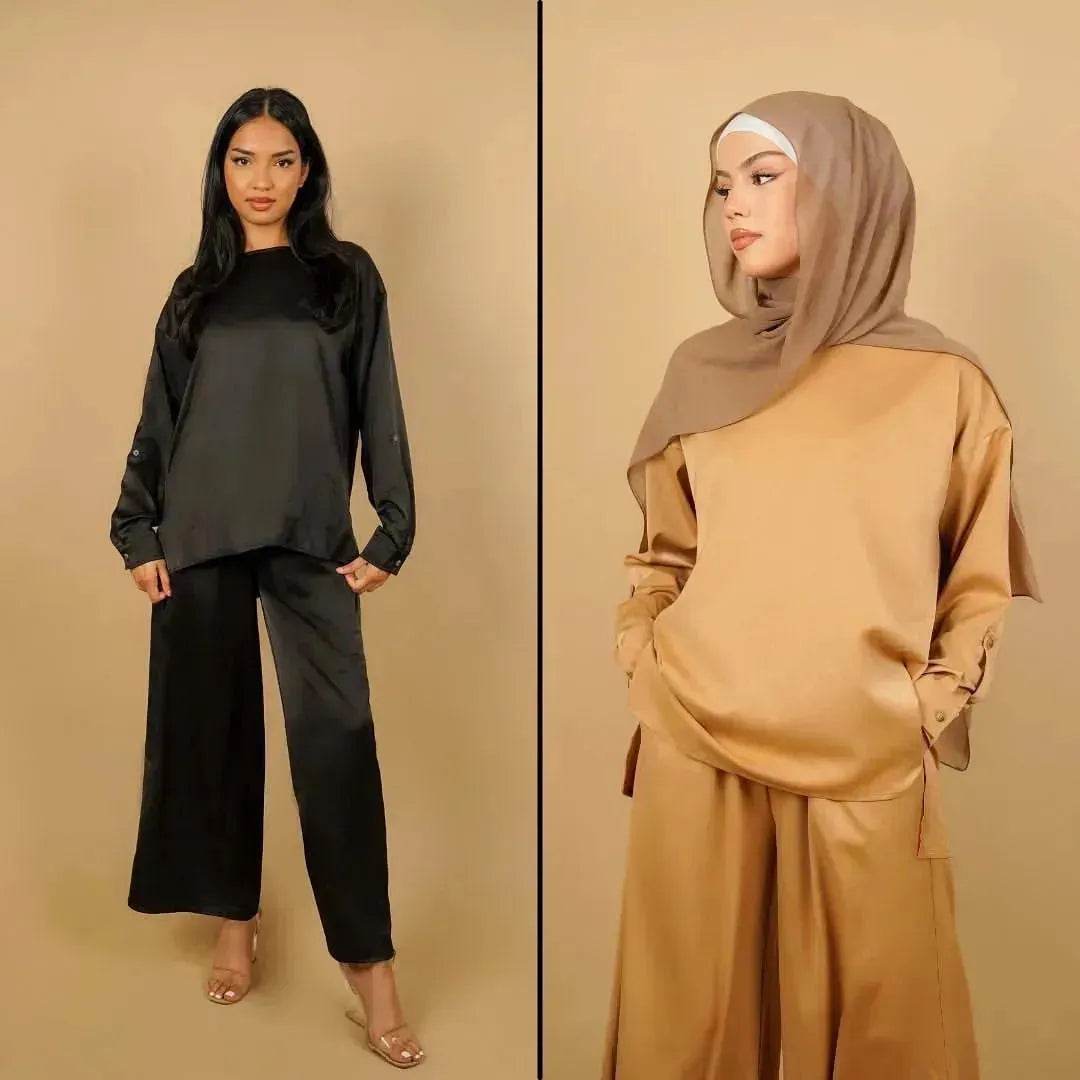 Arab2 piece set  Middle East Dubai Two Pant Suit ArabCo ord  2 piece set