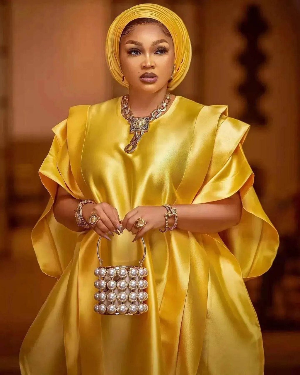 African Women's Wear Dress Middle East Islamic Style Gown
