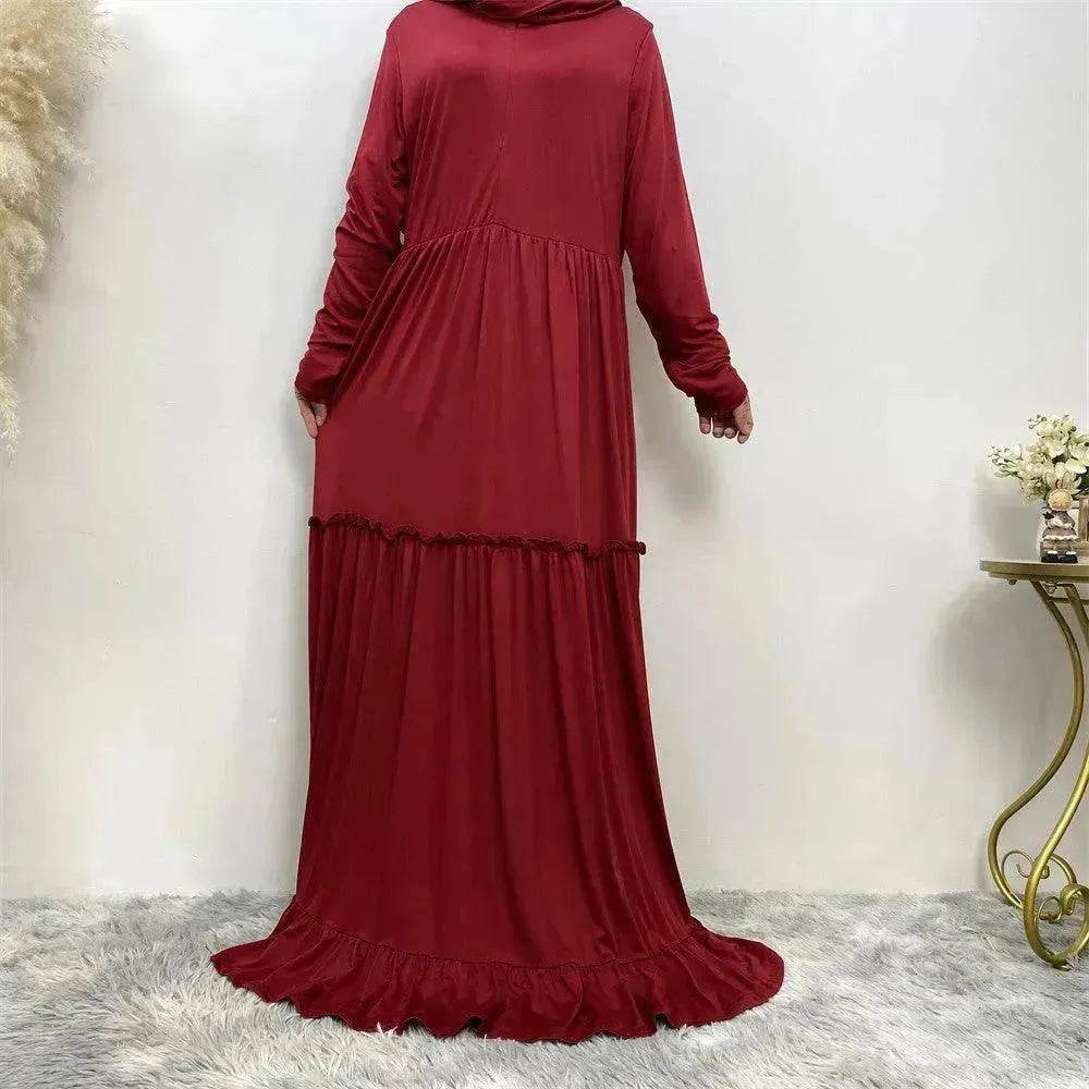 Amazing Simple Maxi Gown Abaya Dress for Sophisticated Arab Dubai Turkey Middle Eastern Women.
