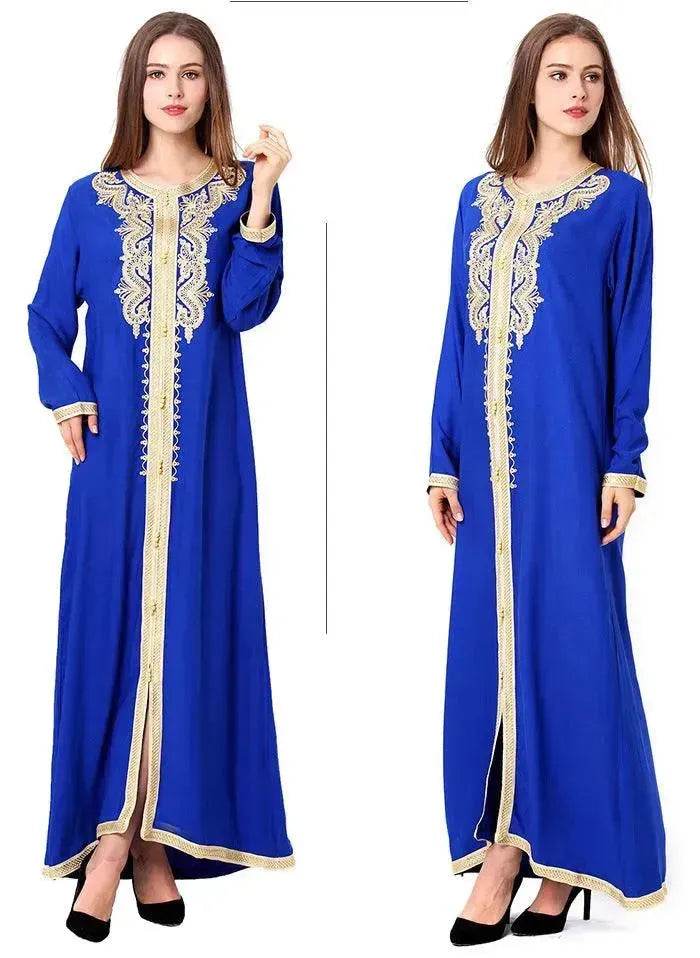 Arab  Embroidered Lace Dress Dress