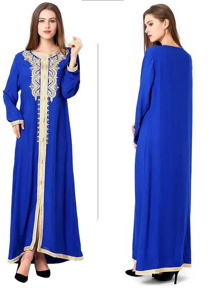 Arab  Embroidered Lace Dress Dress