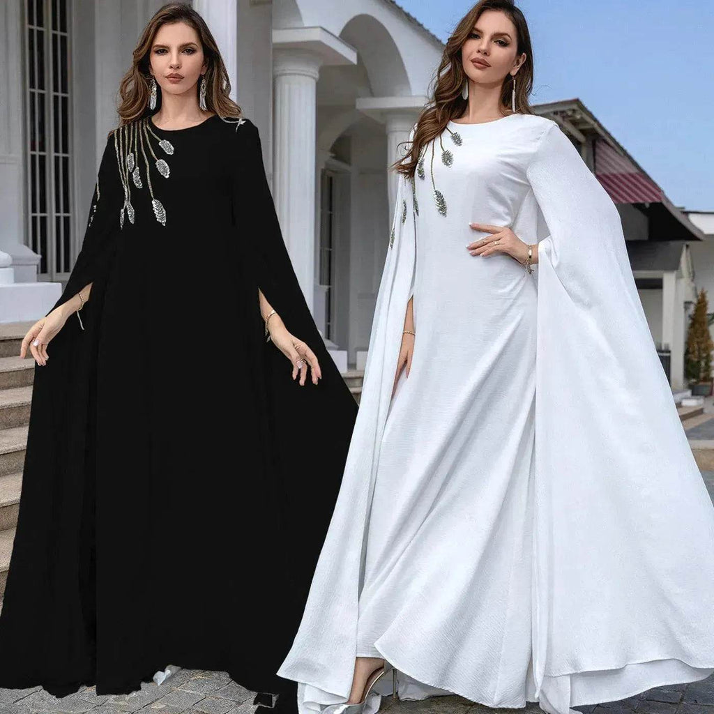 Arab  Robe Abaya Embroidered Women's Robe Evening Gown