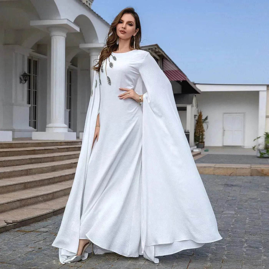 Arab  Robe Abaya Embroidered Women's Robe Evening Gown