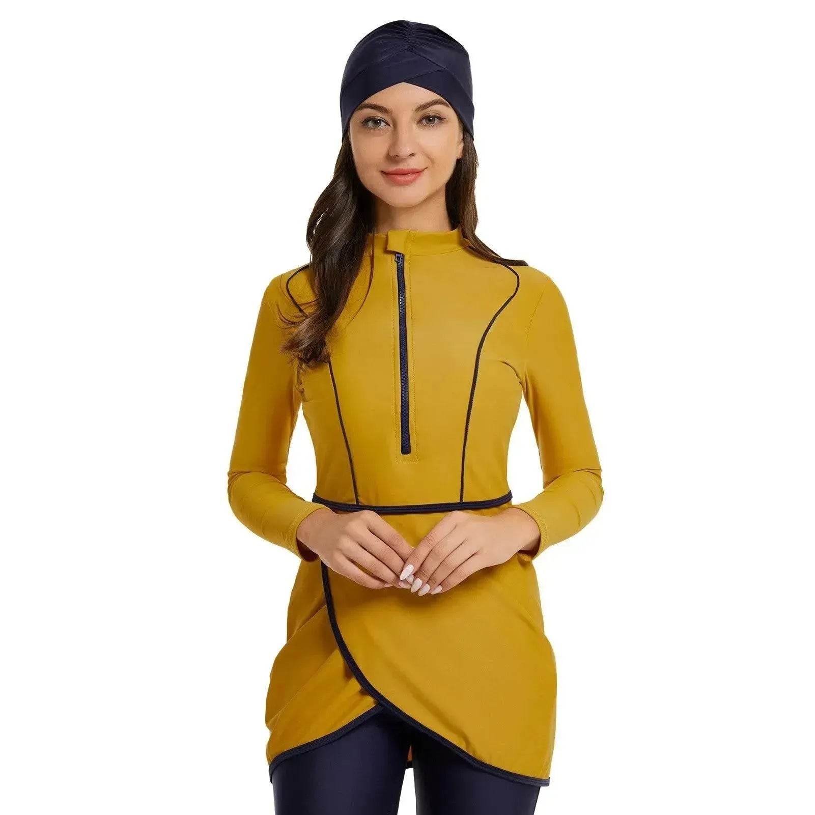 Arab  Swimsuit 3piece Long Sleeve Pants