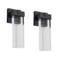 Outdoor Waterproof Transparent LED Crystal Wall Light Supports Many Types Of Bulb-2 Packs