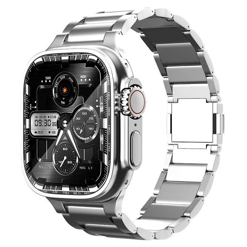 Women's Electronic Magnetic Snap Titanium Alloy Watch Strap
