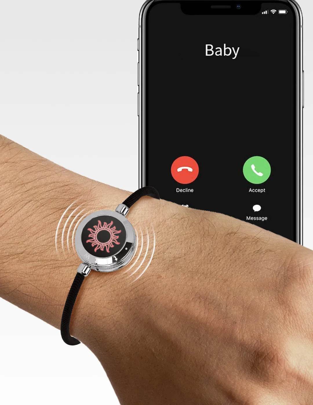 Lovers Sun & Moon Smart Sensing Couple Bracelet