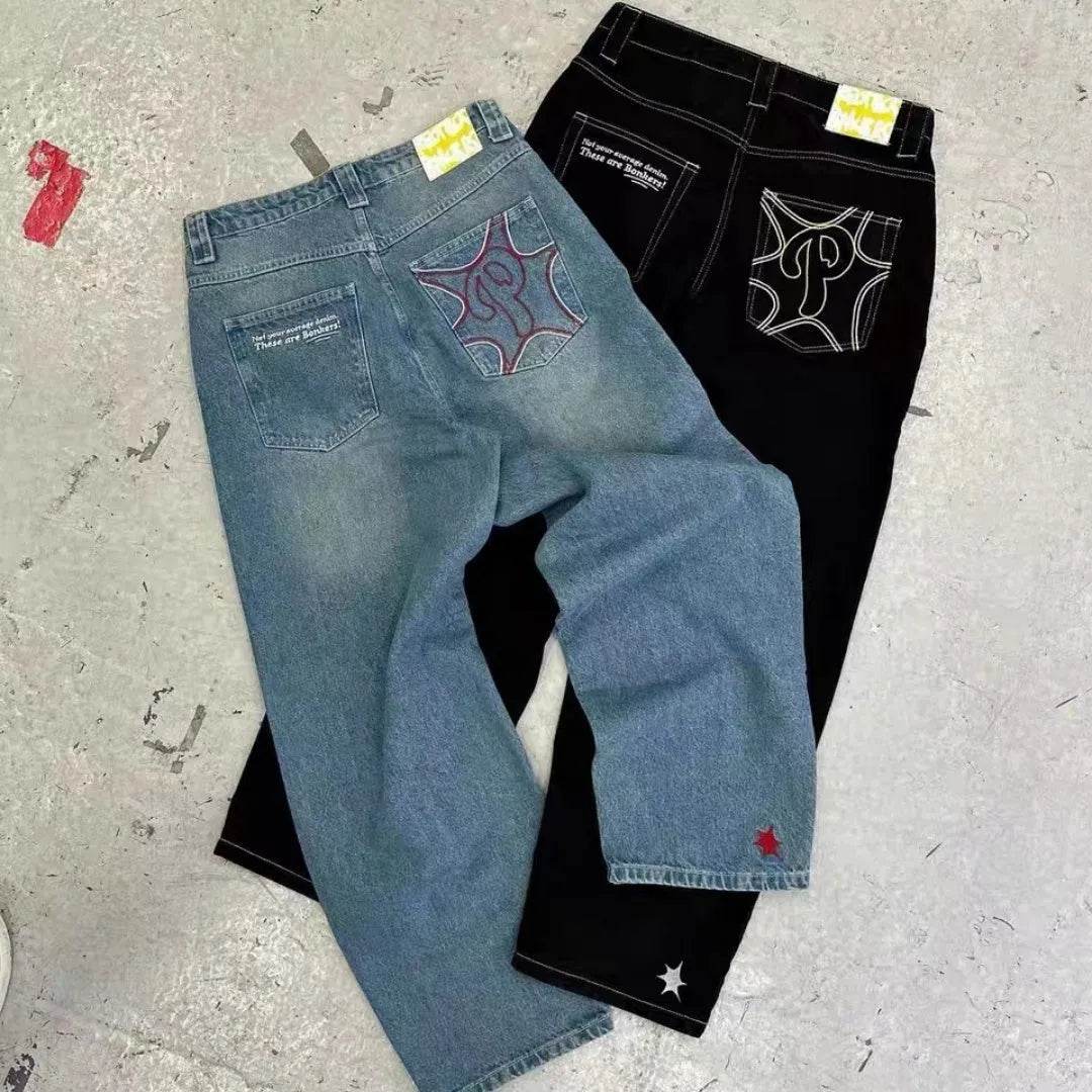 Baggy Jeans – Hip Hop Denim Pants for Men & Women