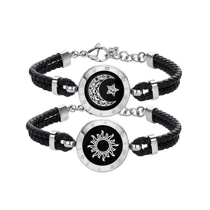 Lovers Sun & Moon Smart Sensing Couple Bracelet