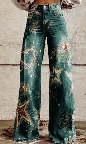 Women's Casual Pants Thin Imitation Jeans