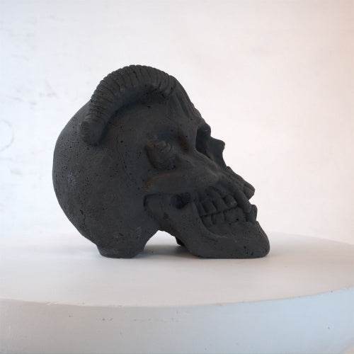 Refractory Materials Fireproof Imitated Human Fire Pit Skulls Gas Log For NG, LP Wood Fireplace, Firepit, Campfire, Halloween Decor, BBQ