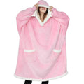Fleece Oversized Hoodie Blanket Winter Warm Home Clothes Women Men Oversized Pullover With Pockets