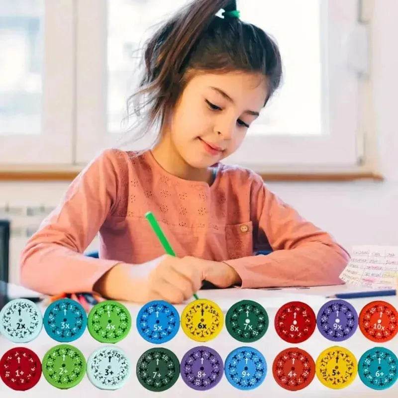 Math Fidget Spinners Fingertip Puzzle Toys Games Math Operations Math Multiplication Games Montessori Activity Educational Learning Toys