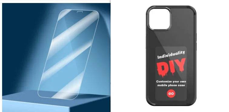 Smart Ink Screen Couple Phone Case NFC Sensor Projection Screen