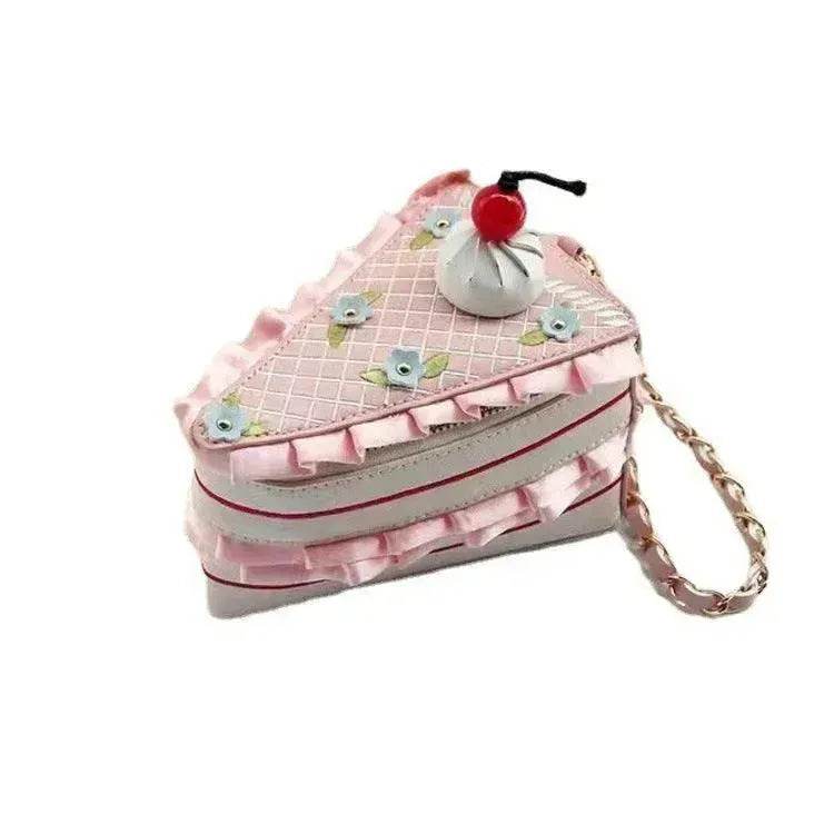 Cake Shaped Girl Handbag One Shoulder Diagonal Bag