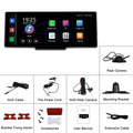 Car Smart Player HD PND 10 26-inch DVR With Rear View Three-way Camera Car play Android Auto reversing  Wide angle 1920x1080 HD Car Camera