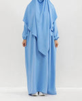 Hijab Abaya for Umrah Two piece Dress with Headscarf Arabwear for Women Jalabiya for Women