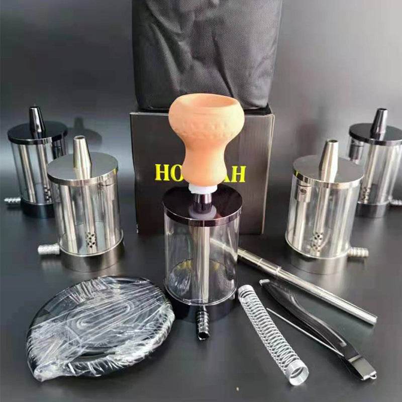 Aluminum Alloy Simple Car Portable Arabian Hookah