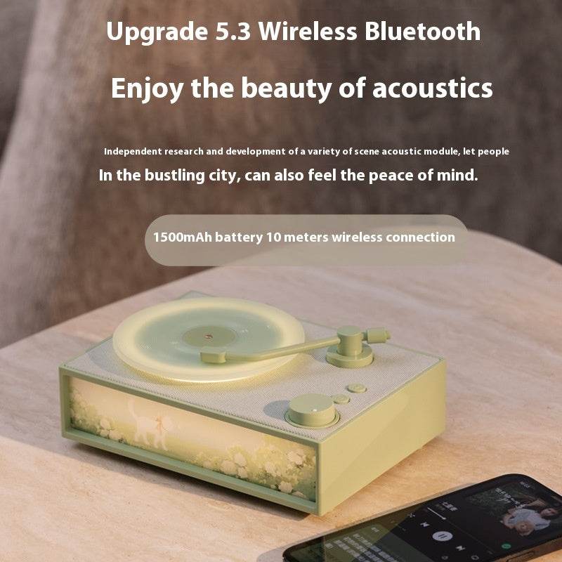 Upgraded 5.3 Wireless Rosemary Atomic Bluetooth Speaker