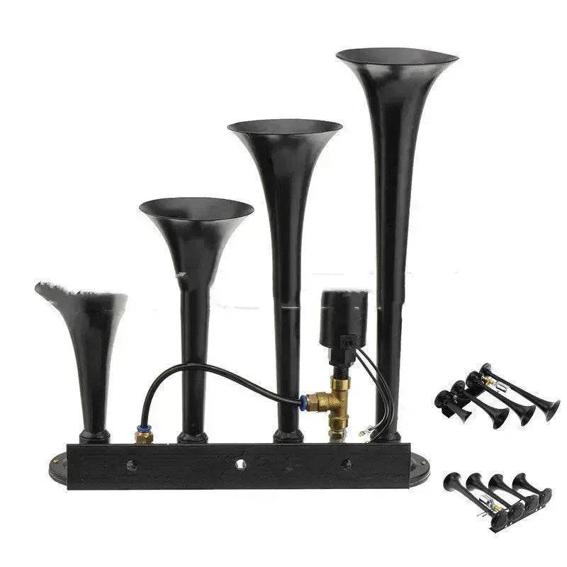Four-pipe Modified Air-controlled Truck Train Horn Loud Air Pressured Horn