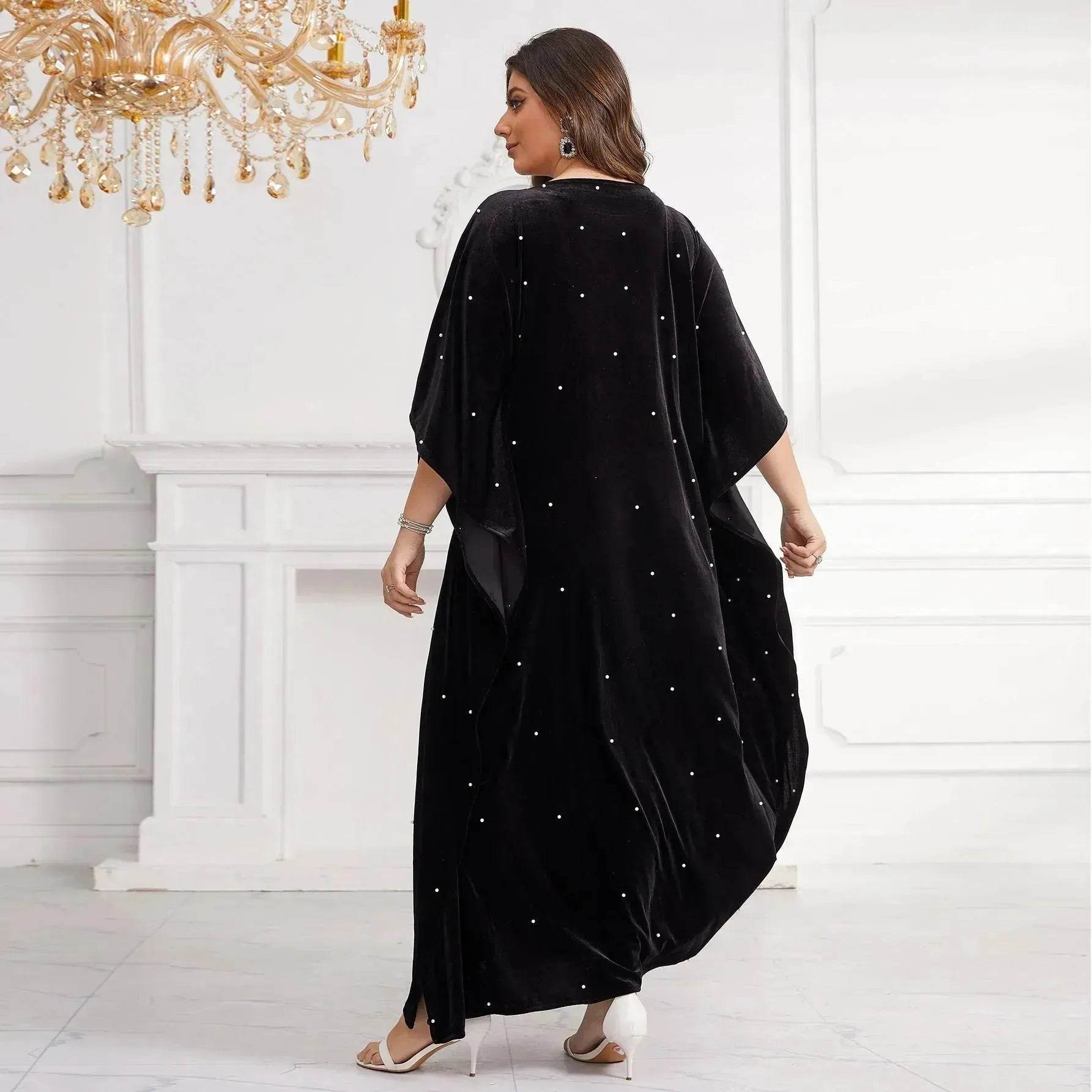 Black Abaya Hijab Jilbab Abaya for ArabMiddle East Arab Dubai Islamic Wear for Women Eid Jalabiya for Women Abaya Khimar set